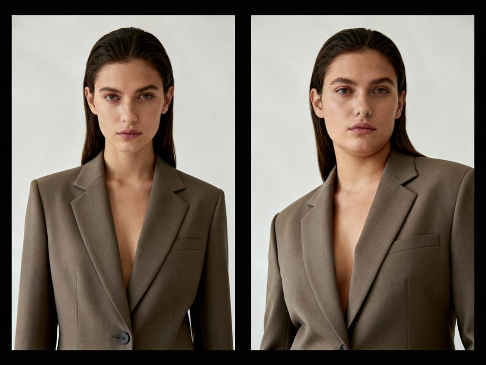 AI body editor facial and body enhancement before after